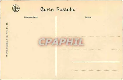 Vprespes — Hotel Pocztowy — Éd. NELS, Bruksela, Série Types No. 22 — Rewers