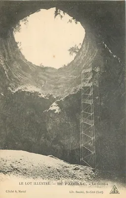 Padirac — O Abismo — Lib. Baudel, St-Céré (Lot)