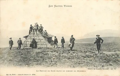 O Refúgio do Clube Alpino no topo do Hohneck — As Altas Vosges — Imp. Ad. Welck - Saint-Dié (Dépose) N° 2793