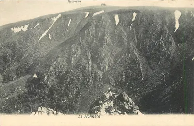 O Hohneck — Cabana-abrigo — Zahnmeissen-Wolend, Münster O.J.E. 1904