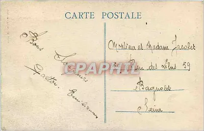 Larchant (S.-et-M.) — Rocher de dama Jeanne — Verso