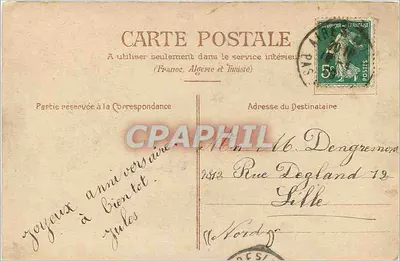 Arranjo de flores — editor e número de série ilegíveis — Verso