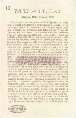 Murillo — biografia e obra — B. Girven, Imp. Édit. Toulouse-Paris — Verso