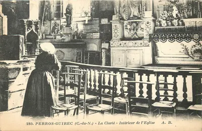 Perros-Guirec (C.-du-N.) - La Clarté - Interior da Igreja — A. B.