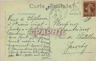 Perros-Guirec (Côtes-du-Nord). Nossa Senhora da Clarté, o Portal. — Verso