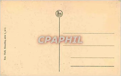 मैन्नेकेन-पिस — ब्रुसेल्स — प्रकाशक थिल, संख्या 4 — पीछे