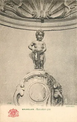 Bruxelas - Manneken-pis — reprodução proibida — N°48 — editor Grand Bazar