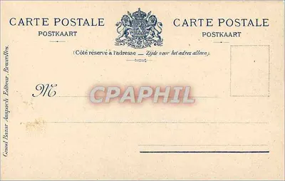 Bruxelas - Manneken-pis — reprodução proibida — N°48 — editor Grand Bazar — Verso