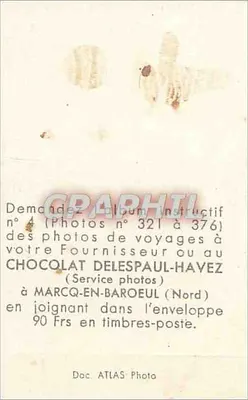 Águia das montanhas — Chocolate Delespaul-Havez, n°367 — Verso