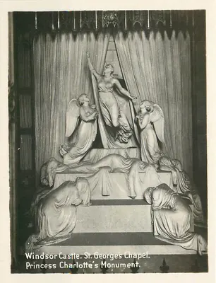 Castelo de Windsor. Capela de São Jorge. Monumento da Princesa Charlotte.
