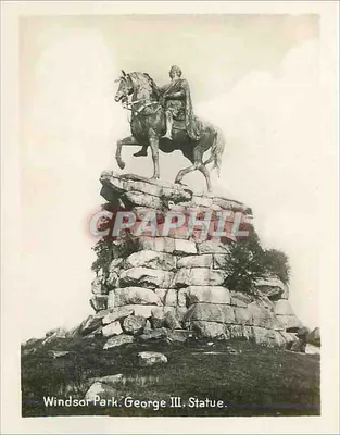 Parque Windsor. Estátua de George III.
