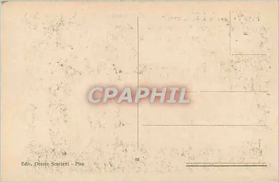 Piza - Kościół S. Maria della Spina — Wydawca Oreste Scarlatti, nr 88 — Rewers