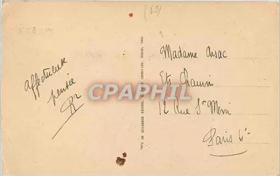 LOURDES — Ogólny widok z zamku-fortu — LL — Rewers
