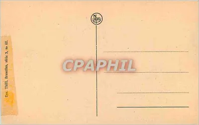 Gand - O Béguinagem: uma oficina — Editor Thill, série 3, n° 62 — Verso