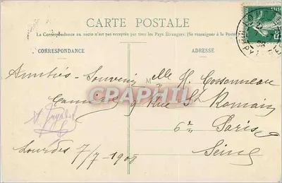 Lourdes — Pamiątka pięćdziesięciolecia Objawienia Najświętszej Maryi Panny w 1858 — Bonamy, wydawca, Poitiers — Rewers