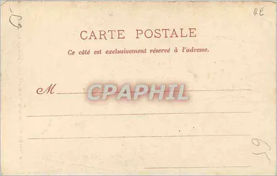 Lourdes - La Place du Porche - La Chiesa parrocchiale, vista frontale — Imp. Royer et Cie, N°200 — Verso