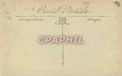 Lourdes — Widok doliny Gave i łańcucha Pyrenée z Pic du Jer — LL. — Rewers