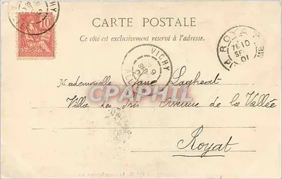 Vichy-Vesse — A Fonte Intermittente — T.B. — Verso