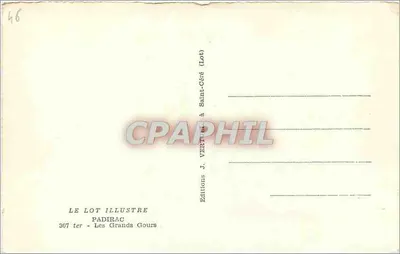 Les Grands Gours — Saint-Céré (Lot) — Edições J. Vertrin — Verso