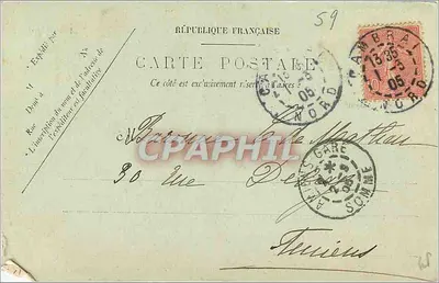 Cambrai — A Place d'Armes e o Sino — Paul Riez, Cambrai — Verso