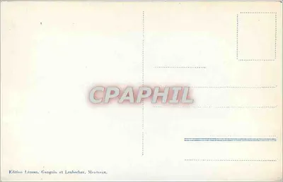 Les Rochers de Naye — Le Sommet — Édition Léman, Ganguin et Laubecher, Montreux — Verso