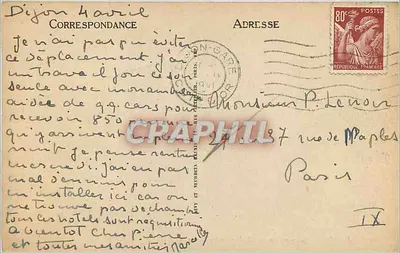 Dijon — Gargouilles katedry Najświętszej Maryi Panny — ND — Rewers
