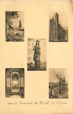 A Virgem da Misericórdia — Lembrança de Nossa Senhora do Osier — Editor A. HONNIER (n° 4481-35)