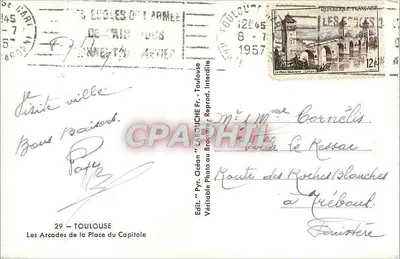 As Arcadas da Praça do Capitólio — Toulouse — Edição 'Pyr. Océan' Fr. - Reprodução Proibida — Verso