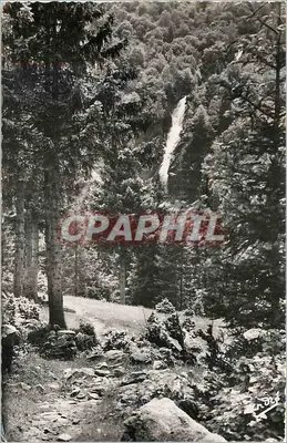As Belas Alpes Francesas — Arredores de LA FERrière (Isère). A Cachoeira do Pissou (alt. 1160 m.) — Edição de Arte André, Grenoble