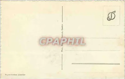 Les Nardissons — campo de narcisos e casa de montanha — Éd. Sartori, Genebra, n° 3597 — Verso