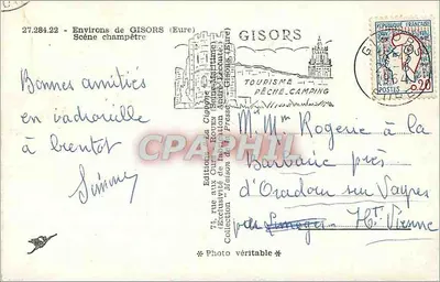 A Garça — Cena campestre — Edições La Cicogne — Verso