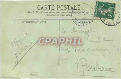 Arras — A Avenida das Promenades — LL. n°49 — Verso
