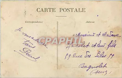 Orléans — A Rue de la République, A Estação e os Hotéis — Ed. H. C. n° 556 — Verso