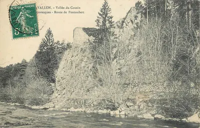 Vale do Cousin - Estrada de Pontaubert — Vallon, editor Polhain, n° 2515