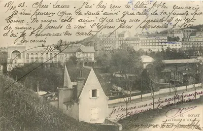 Royat — Os Hotéis e o Cassino — editor L. Brühier, Paris