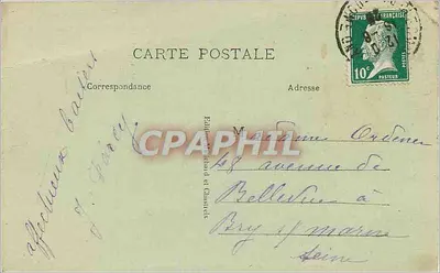 Clamont-Ferrand — Statua Wercingetorixa — Piekna Auvergne — Rewers