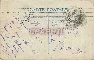 Marselha. Yachts no Velho Port — CRAPHIL n°2350 — Verso