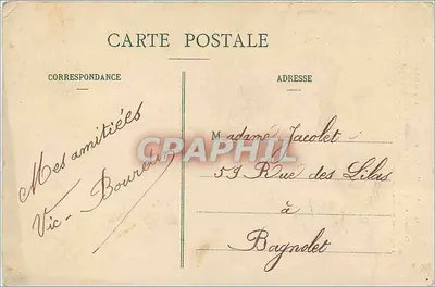 Lisieux — Wewnętrzny widok Katedry Świętego Désir — wydawca: Lisieux, O.B. — Rewers