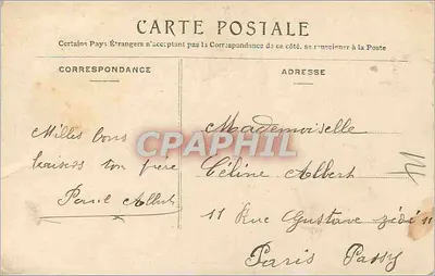 Auxerre — Algemene uitzicht genomen vanaf de brug van Gien — Edit. Ch. Monneret — Achterkant