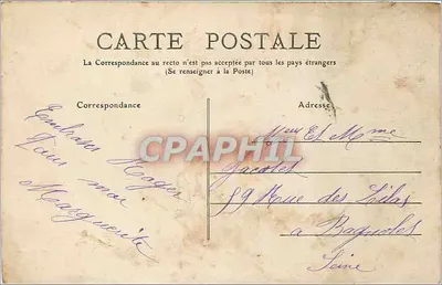 Tréport, o Casino e a Falésia — Seine-Inférieure — 251 — editor MT — Verso