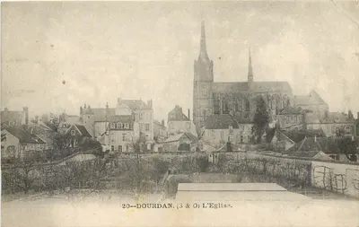 Dourdan — A Igreja — (S & O) — 20-Dourdan