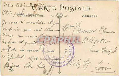 Nice - Quai du Midi - Baie des Anges — Wydawca Baylone Frères, nr 105 — Rewers