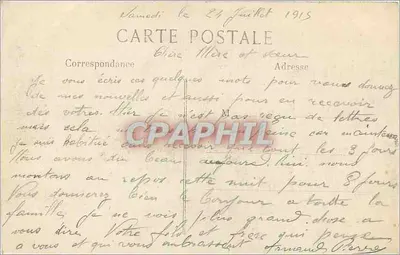 Albert — Bairro bombardeado — L. C. H. Paris — Verso