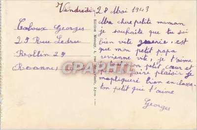 Place de la République — Lyon — wydawca Lyon Artistique, nr M. 115 — Rewers