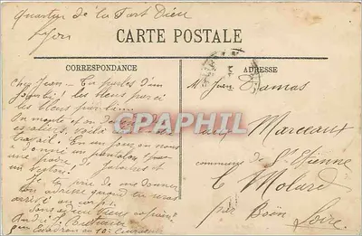 LYON. — Estação Perrache, Hotel Terminus e Cours du Midi. — LL. — Verso