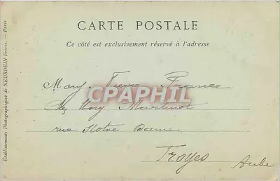 Blois — Pavilhão de Ana da Bretanha — Editor Neurdein, n° 67 — Verso
