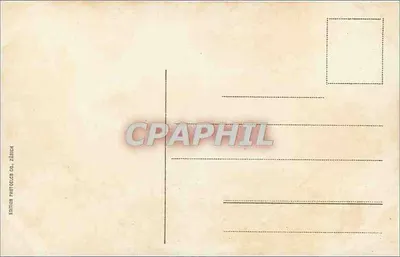 Reussfall in der Schöllenen — queda de rio entre penhascos — Edição Photyelch, Zurique, n° 3314 — Verso