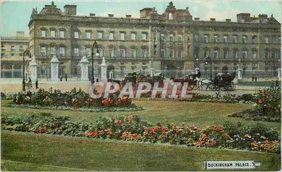 Palácio de Buckingham — vista da entrada principal — Regal Art Publishing Co. London
