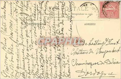 Chambord — O Castelo, lado Leste — LL. — Verso