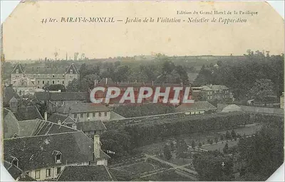 PARAY-LE-MONIAL — Jardim da Visitação — Edição do Grande Hotel da Basílica